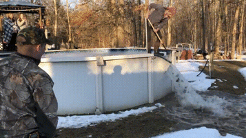 winter king of the pool GIF