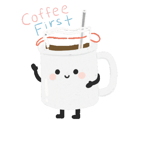 Happy Sunday Coffee Sticker