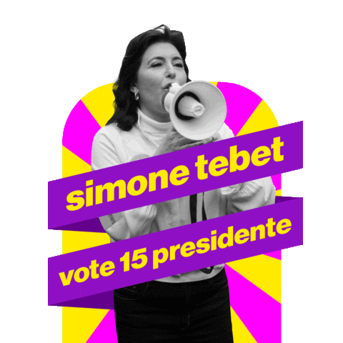 Simon Politica Sticker by Simone Tebet 15