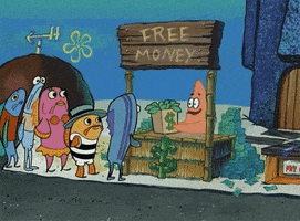 Pay Day Cartoon GIF by SpongeBob SquarePants