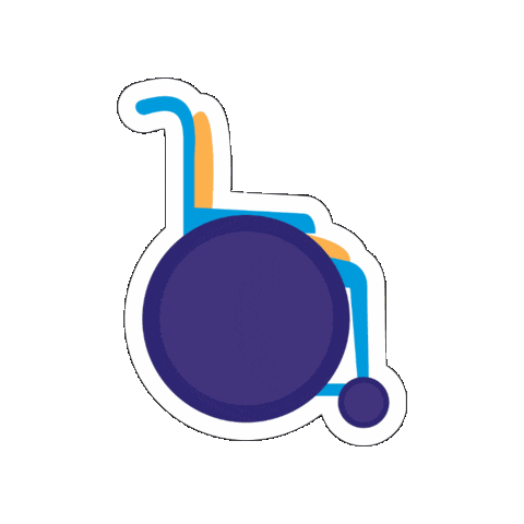 Chair Wheelchair Sticker by DiakonieSachsen