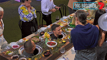 Big Brother Dinner GIF by Big Brother Australia