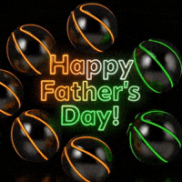 Happy Father's Day Neon Greeting