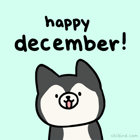 Happy December GIF by Chibird