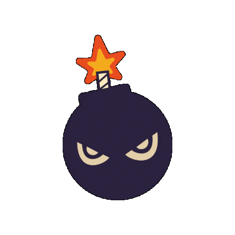 Bomb Tabletop Sticker by Tranjis Games
