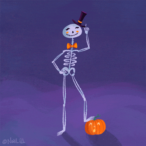 Top Hat Halloween GIF