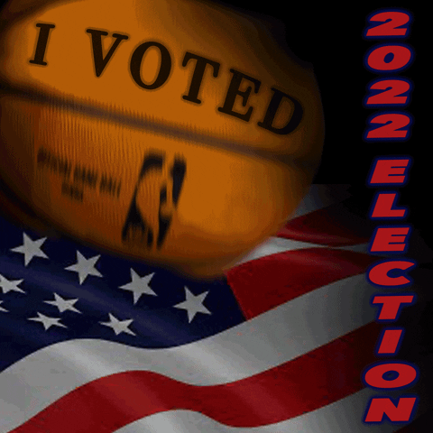 Election Day Nba Vote GIF by NBA