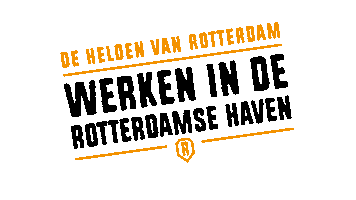 Werken in de Rotterdamse Haven Sticker