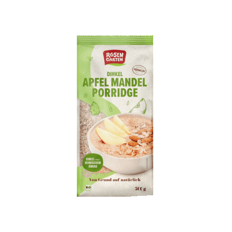 Rg Porridge Sticker by Rosengarten Naturkost