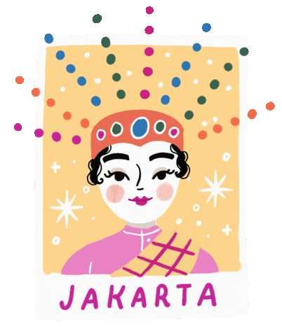Indonesia Jakarta Sticker by Sasa Khalisa