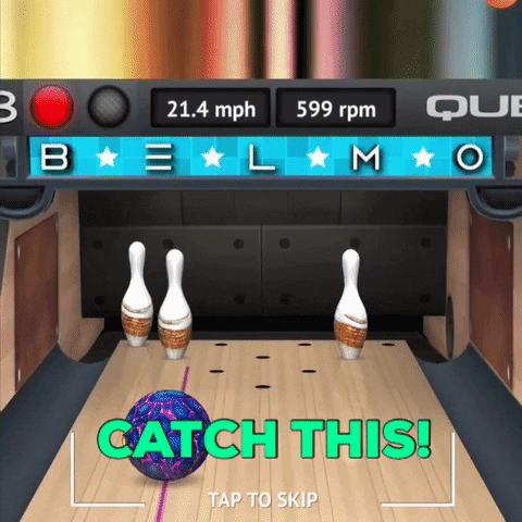 Bowling Spare GIF by WannaPlay Studio