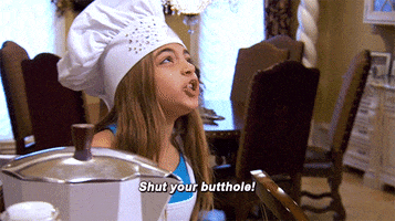 real housewives shut up GIF by T. Kyle