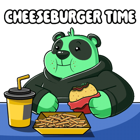 Hungry Fast Food Sticker by SuperVerse
