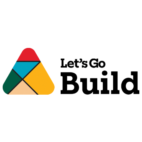 Lets Go Build Sticker by WRLA Inc