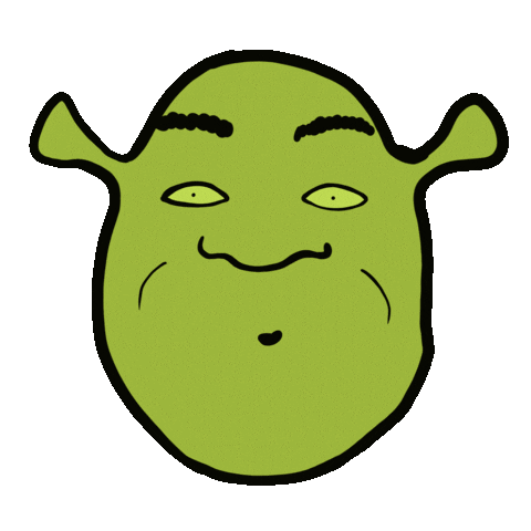 Shrek Wow Sticker