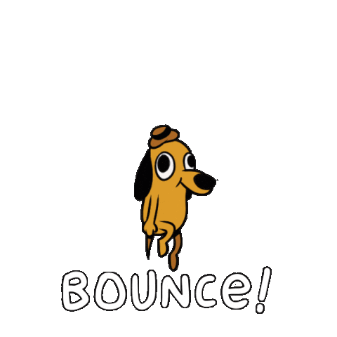 Excited Jump Sticker by Numskull Games