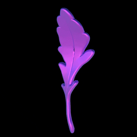 FreshRucola 3d neon purple rucola GIF
