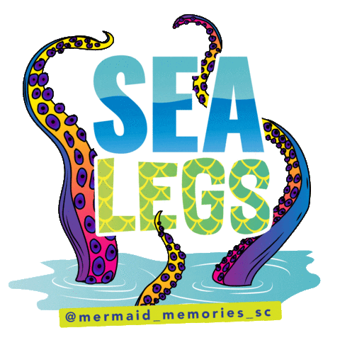 Mermaid Memories Santa Cruz Sticker