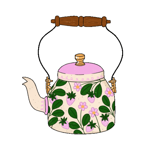 Tea Time Sticker