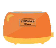 Thomas Toaster Sticker by Thomas' Breakfast