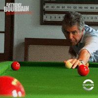 Anthony Bourdain Billiards GIF by Ovation TV