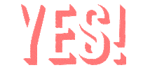 Yes Sticker