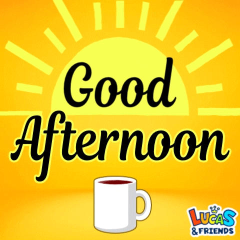 Greeting Good Afternoon GIF by Lucas and Friends by RV AppStudios