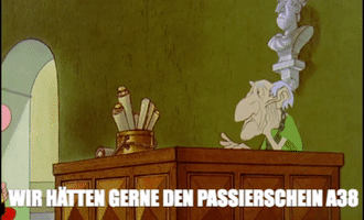 Asterix Passierschein A38 GIF