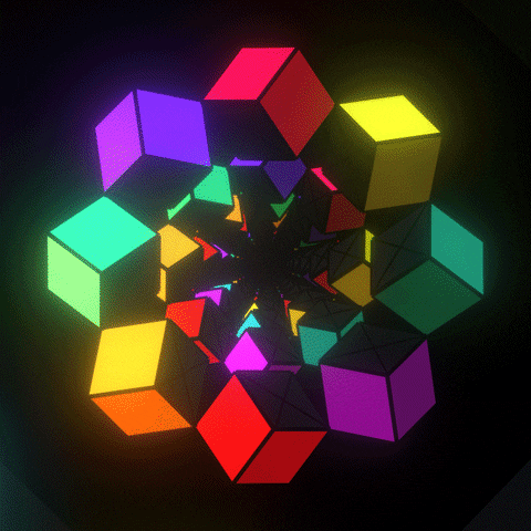Rainbow Color GIF by xponentialdesign