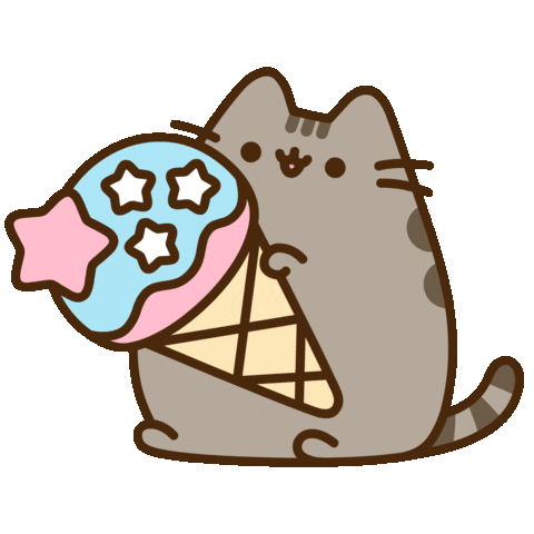 Ice Cream Food Sticker by Pusheen for iOS & Android | GIPHY