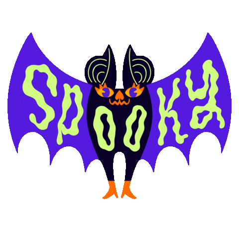 Halloween Stay Spooky Sticker by Cryptid Creative