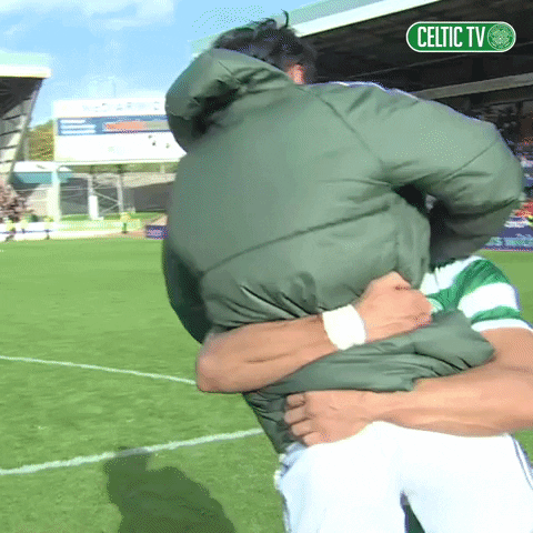 Celebration Hug GIF by Celtic Football Club