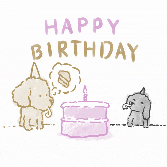 Happy Birthday Dogs Gif Find Share On Giphy