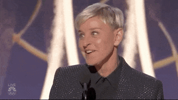 Ellen Degeneres Talker GIF by Golden Globes