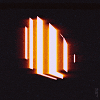 80s video loop light shapes