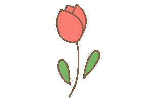 Illustration 花 Sticker