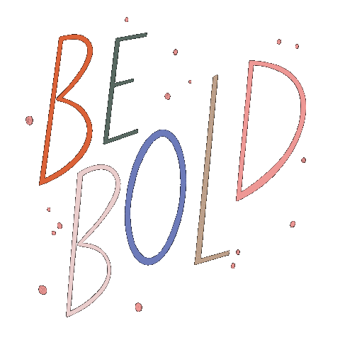 Lettering Bebold Sticker