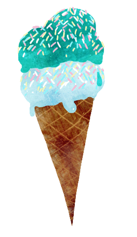 Ice Cream Food Sticker by Lara Paulussen