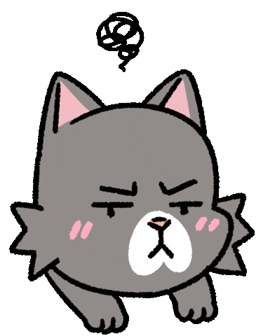 Angry Cat Sticker - Angry cat - Discover & Share GIFs