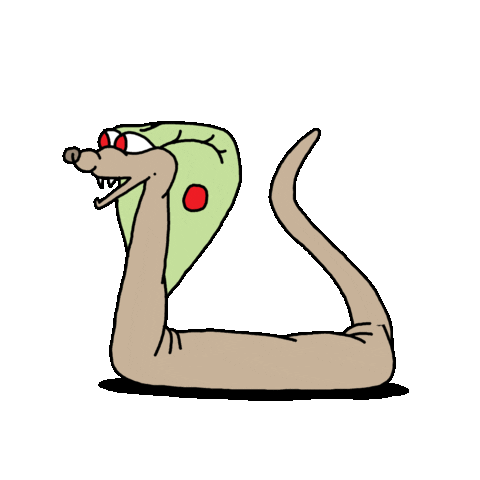 snake eating mouse gif