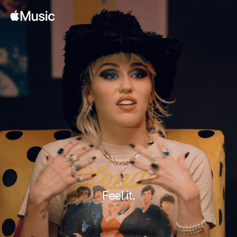 Serious Miley Cyrus GIF by Apple Music