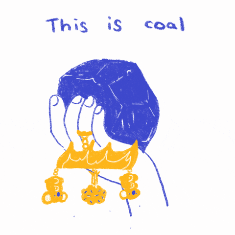 Climate Change Coal GIF by あないすみーやそこ