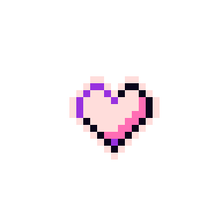 Heart Pixel Sticker