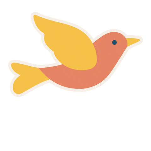Bird Flying Sticker by Hey Lita