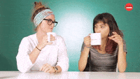 Two Girls One Coffee Cup - Señor GIF - Pronounced GIF or JIF?