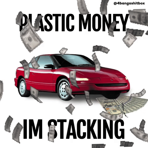 Money Stacking GIF