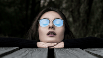 Woman Glasses GIF