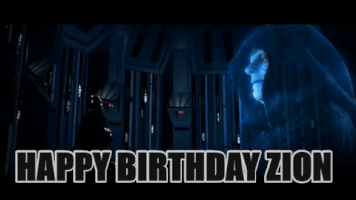 LovelyB star wars happy birthday darth vader GIF
