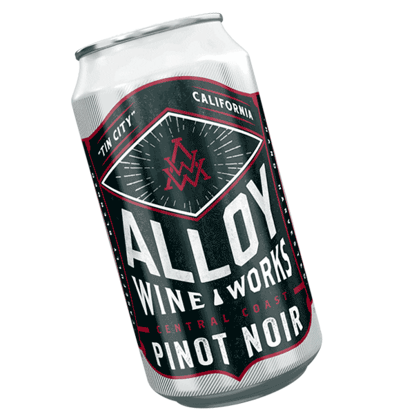 Pinot Noir Alloy Sticker by Tin City Cider Co.