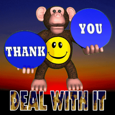 Thank-you-monkey GIFs - Get the best GIF on GIPHY
